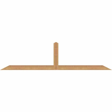 Ekena Millwork Portland Smooth Timber Gable Bracket, Western Red Cedar, 84"W x 21"H x 1 1/2"D x 3 1/2"F, 6/12 Pitch GBW084X21X0204POR00SWR